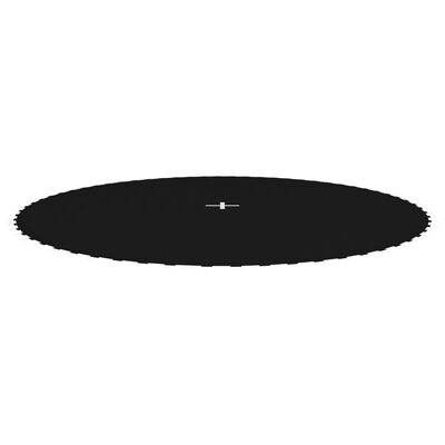 vidaXL Jumping Mat Fabric Black for 12 Feet/3.66 m Round Trampoline