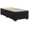 vidaXL Box Spring Bed with Mattress Black King Single Velvet