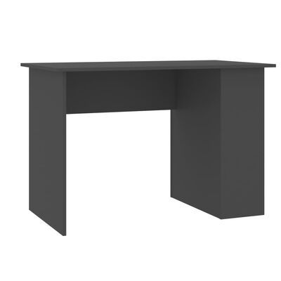 vidaXL Desk Grey 110x60x73 cm Engineered Wood