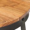vidaXL Coffee Table &Oslash;68x43 cm Solid Acacia Wood