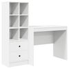 vidaXL Desk White 135.5 x 50 x 127 cm 2 pcs