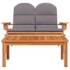 vidaXL 2 Piece Adirondack Garden Lounge Set Solid Wood Acacia