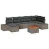 vidaXL Garden Sofa Set 8 pcs Grey