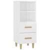 vidaXL Sideboard | High gloss white | Engineered wood | Medium | Sideboard
