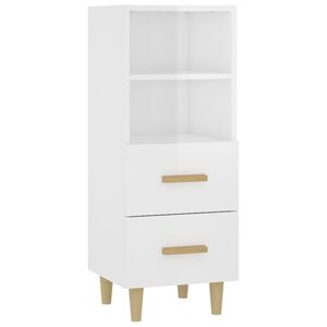 vidaXL Sideboard | High gloss white | Engineered wood | Medium | Sideboard