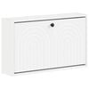 vidaXL Wall-Mounted Shoe Cabinet ALKMAAR 71 x 17 x 43 cm White