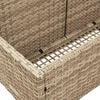 vidaXL Poolside Float Storage Beige 110x100x57 cm Poly Rattan