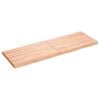 vidaXL Table Top Light Brown 120x40x(2-4)cm Treated Solid Wood Live Edge