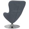 vidaXL Egg Chair Dark Grey Velvet