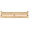 vidaXL Bed Frame with Drawers without Mattress Sonoma Oak 90x190 cm Single