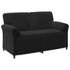 vidaXL 2-Seater Sofa Black Velvet