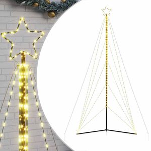 vidaXL LED Christmas Tree 615 LEDs Warm White 404.5 cm