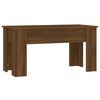 vidaXL Coffee Table Brown Oak 101x49x52 cm Engineered Wood