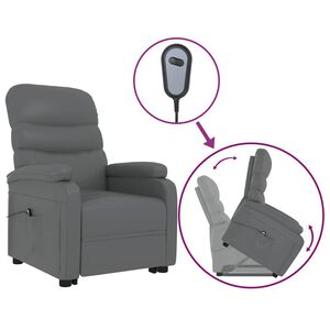 vidaXL Stand up Chair Anthracite Faux Leather