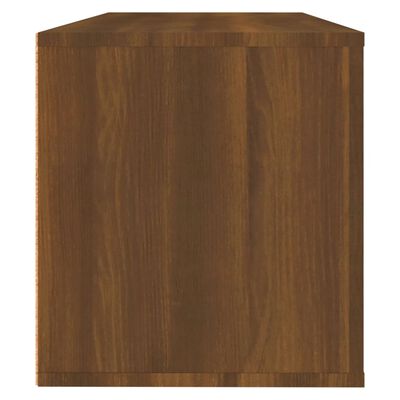 vidaXL Wall Shoe Cabinet Brown Oak 100x35x38 cm Engineered Wood