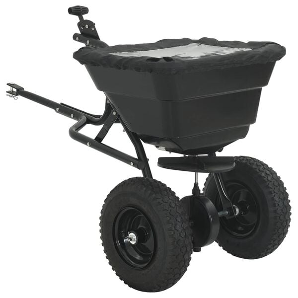 vidaXL Spreader Black 53 x 108 x 74 cm PVC and Steel