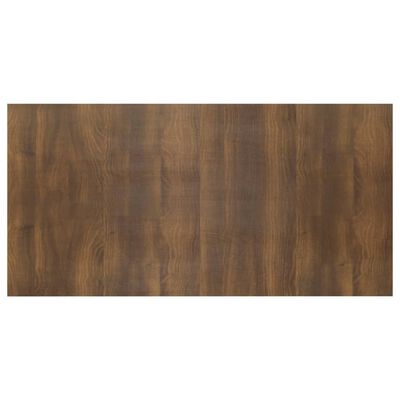 vidaXL Bed Headboard Brown Oak 160x1.5x80 cm Engineered Wood