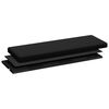 vidaXL Storage Bench Foldable Black PVC