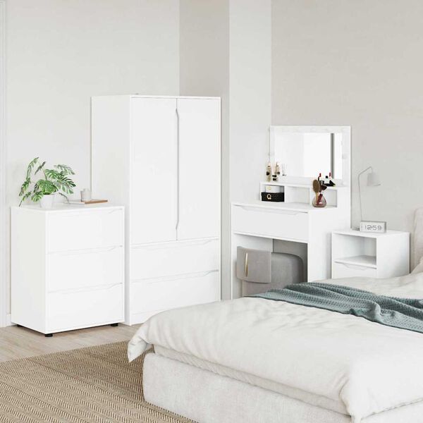 vidaXL Storage Cabinet White 60 x 48 x 81 cm Engineered Wood