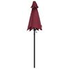 vidaXL Garden Parasol Burgundy 200x224 cm Aluminium