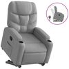 vidaXL Stand up Recliner Chair Dark Grey Fabric