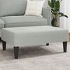 vidaXL Footstool Light Grey 77x55x31 cm Velvet