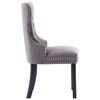 vidaXL Dining Chairs 6 pcs Grey Velvet