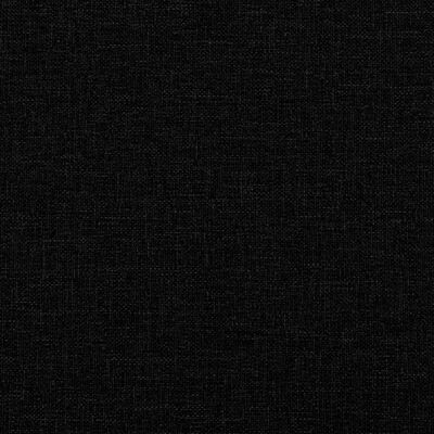 vidaXL Sofa Bed Black Fabric