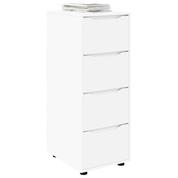 vidaXL Storage Cabinet White 40 x 48 x 105 cm Engineered Wood