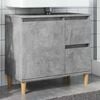 vidaXL Sink Cabinet Concrete Grey 65x33x60 cm Engineered Wood