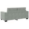 vidaXL Loveseat Sofa Light Grey 180x77x82 cm Velvet