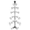 vidaXL Metal Christmas Tree for Decoration Black 150 cm
