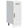 vidaXL Kitchen Base Cabinet "Kalmar" White Engineered Wood