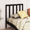 vidaXL Bed Headboard Black 96x4x100 cm Solid Wood Pine