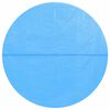 vidaXL Floating Round PE Solar Pool Film 381 cm Blue