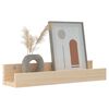 vidaXL Wall Shelves 2 pcs 50x12x9 cm Solid Wood Pine