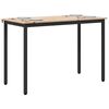 vidaXL Dining Table Natural 110 x 55 x 75 cm Solid Pine Wood