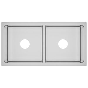 vidaXL Handmade Kitchen Sink Stainless Steel