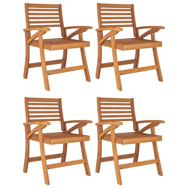 vidaXL 5 Piece Garden Dining Set Solid Wood Acacia
