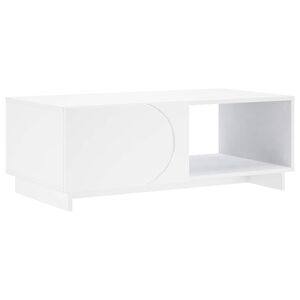 vidaXL Coffee Table White 95 x 50.5 x 35 cm Engineered Wood
