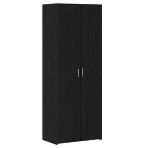 vidaXL Highboard Black Oak 70 x 42.5 x 185 cm