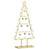 vidaXL Metal Christmas Tree for Decoration Black 60 cm
