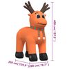 vidaXL Christmas Inflatable Reindeer with LEDs 400 cm