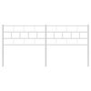 vidaXL Metal Replace Headboard White 180 cm