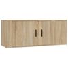 vidaXL 3 Piece TV Cabinet Set Sonoma Oak Engineered Wood