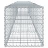 vidaXL Gabion Basket with Cover 600x50x50 cm Galvanised Iron