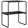 vidaXL Console Table Black Oak 100 x 42.5 x 70 cm Engineered Wood