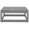 vidaXL 7 Piece Garden Lounge Set Grey Solid Pinewood