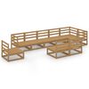 vidaXL Garden Lounge Set | Honey brown | Solid pinewood | Large | Modular