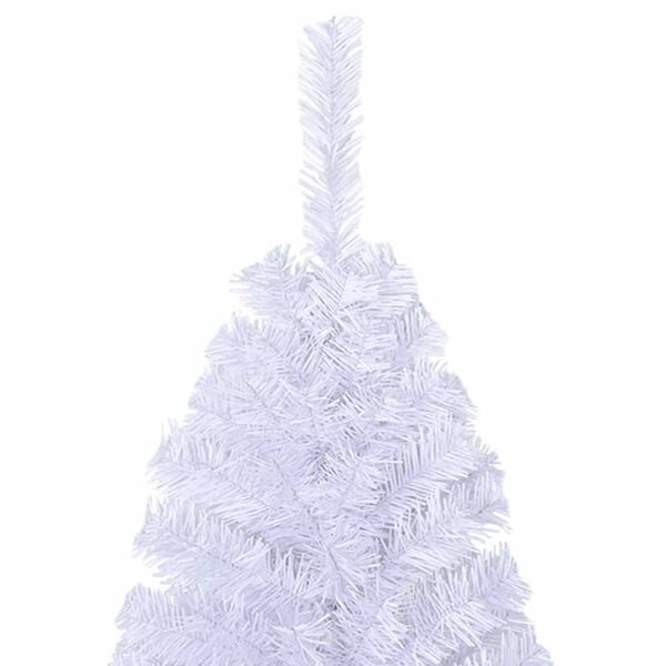 vidaXL Artificial Christmas Tree with Thick Branches White 180 cm PVC